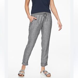Athleta Bali Linen Ankle Pants